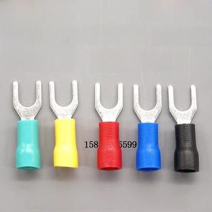 端子座Sv1.25 4S叉形端子u型y型端子冷压绝缘端子压接铜鼻1