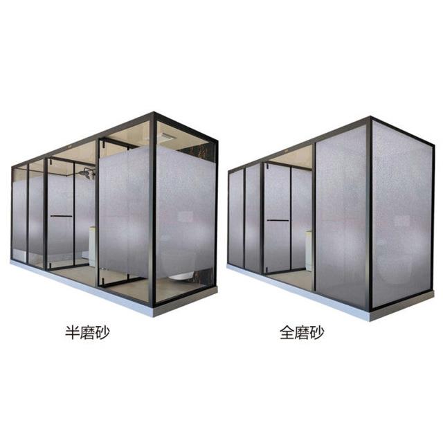 厂家直供整体卫生间浴室玻璃房现代简约酒店公寓工程淋浴房