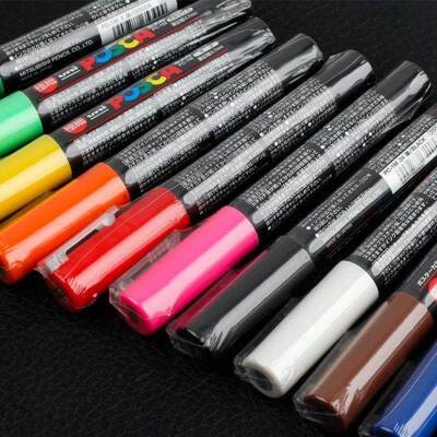 36 Colors Uni Posca PC-1M Paint Marker Pen, 0.7mm Extra Fine