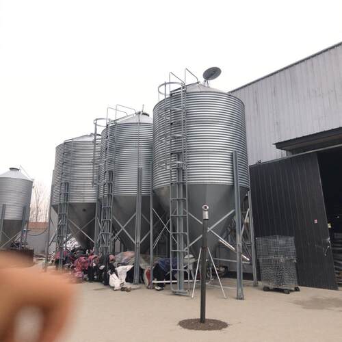 3-30吨料塔猪舍自动化料线料塔畜牧养殖料塔猪舍养殖用镀锌料塔
