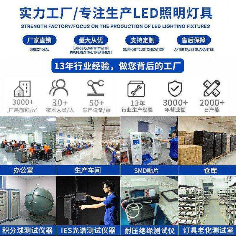 模组投光灯室外工厂房道路隧道吸顶壁挂投射铝型材led隧道照明灯