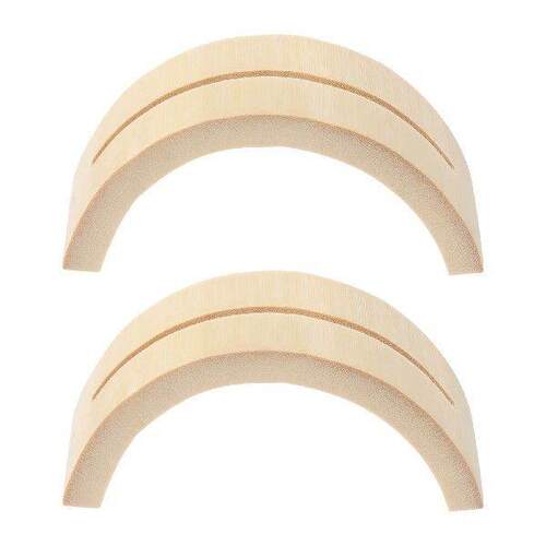 2pcs Bamboo Fan Rack Display Stand Holder Shelf Base