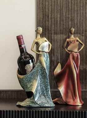 酒柜红酒架摆件家居客厅餐厅桌面房间电视柜装饰