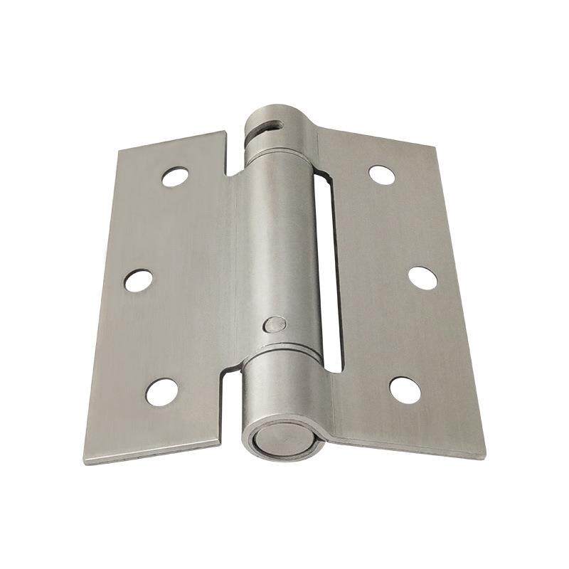 4寸双向柜门不锈钢弹簧合页可调节弹力内置门铰链重型304活页