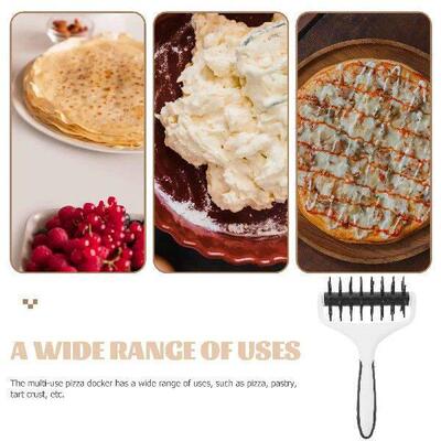 Pizza Dough Roller Pastry Hole Puncher Biscuit Docker