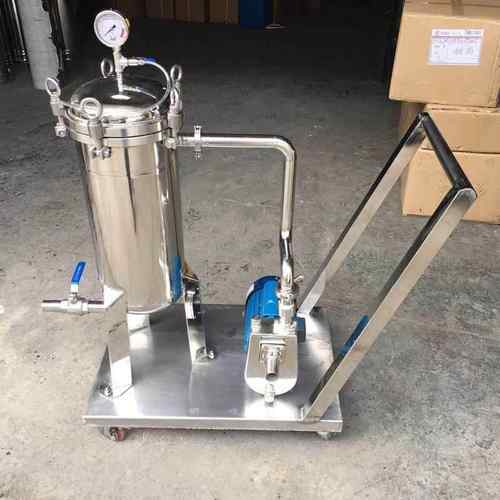 小型机床切削液循环过滤系统过滤器大量袋式过滤器厂家直销