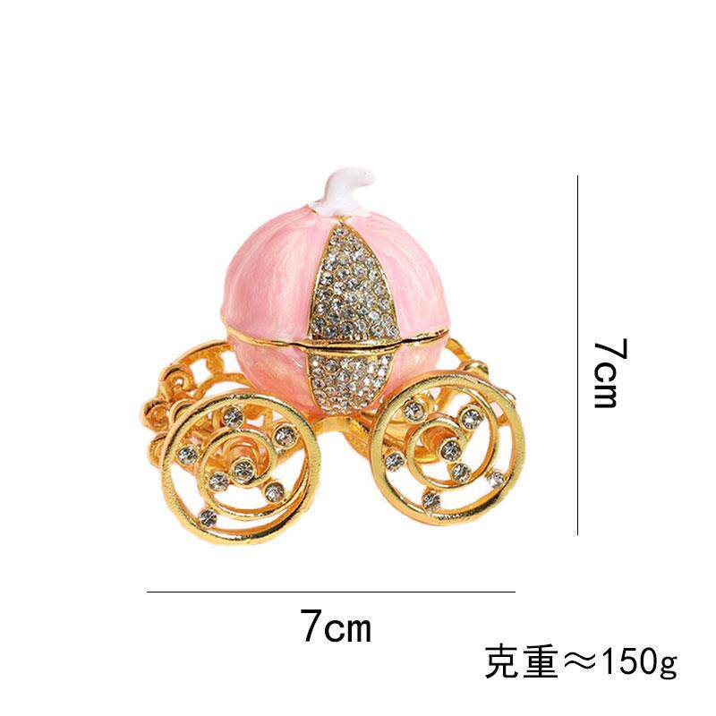 正品盒结婚对戒樱花兔子马车家居摆饰少盒女首心礼物项炼皇冠饰礼
