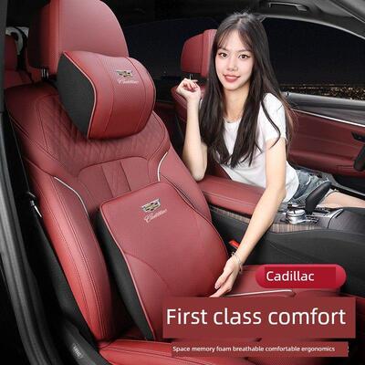 适用于凯迪拉克汽车头枕Ct4Ct5Ct6Xt4Xt5Xt6Ats颈部枕腰汽车用品