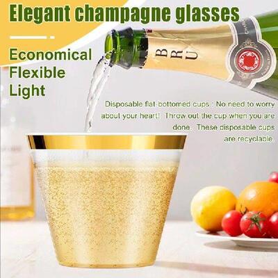 Plastic Cups 9 Oz Disposable Cup Plastic Wine Glass Party