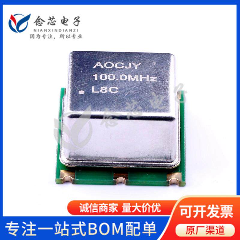AOCJY-100.000MHz封装SMD-4P22x25.4mm恒温晶体振荡器原装现货