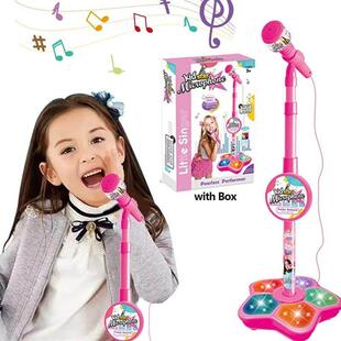 Kids Microphone with Stand Karaoke Song Music Instrument Toy