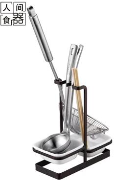 火锅勺架子勺架托公筷公勺支架汤勺漏勺套装商用咖啡不锈钢汤壳架