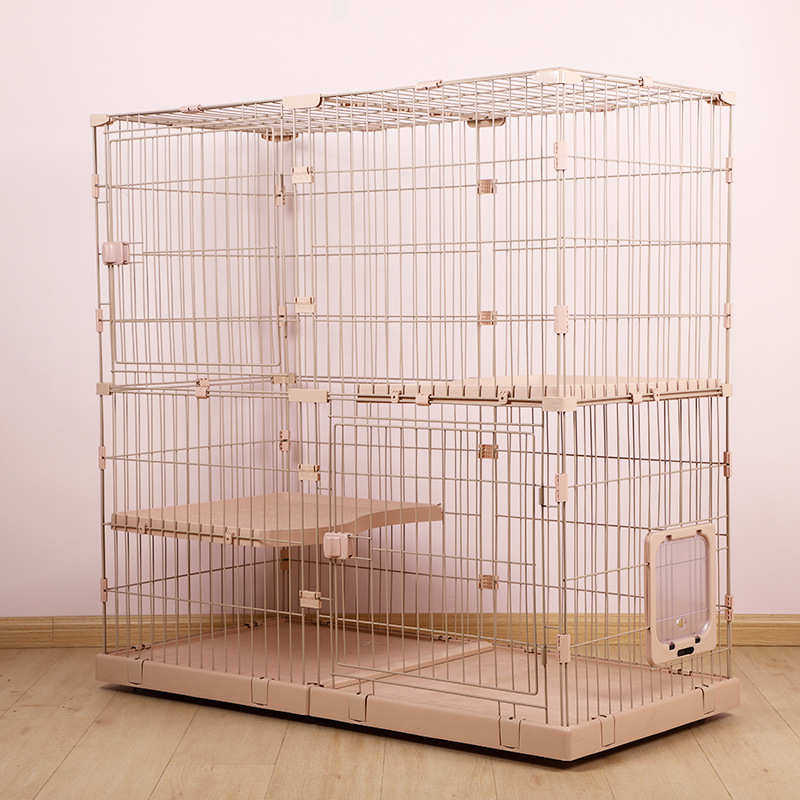 猫自由猫咪窝室内笼子屋猫创舍逸自由空间养猫家用猫幼别墅猫超大