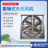 畜牧养殖负压风机车间工业排风扇 负压风机 大棚降温排气扇重锤式