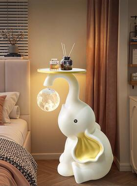 创意大象客厅大型落地摆电视件QUG装柜沙发奢旁托盘收纳轻高档饰