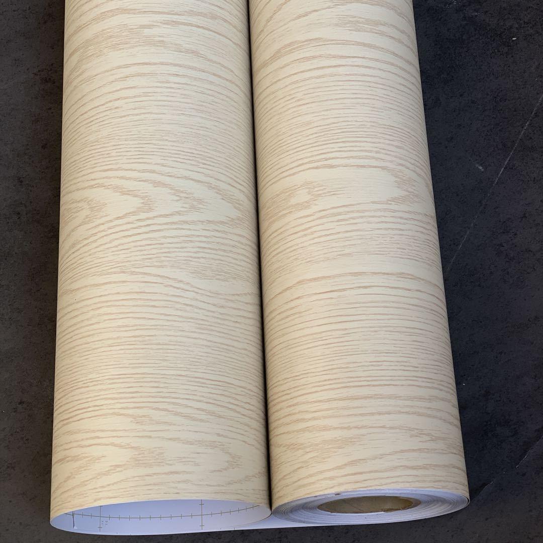 特厚导气槽原木色木纹自粘墙纸壁纸展台装饰贴纸翻新波音软片