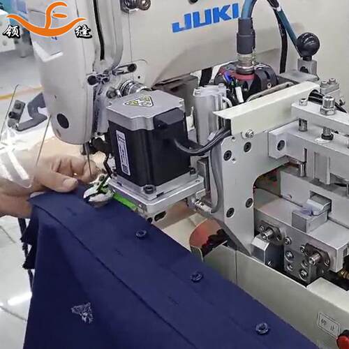 自动识别logo方向纽扣缝纫机2眼4眼平扣缝扣机自动平扣送扣机