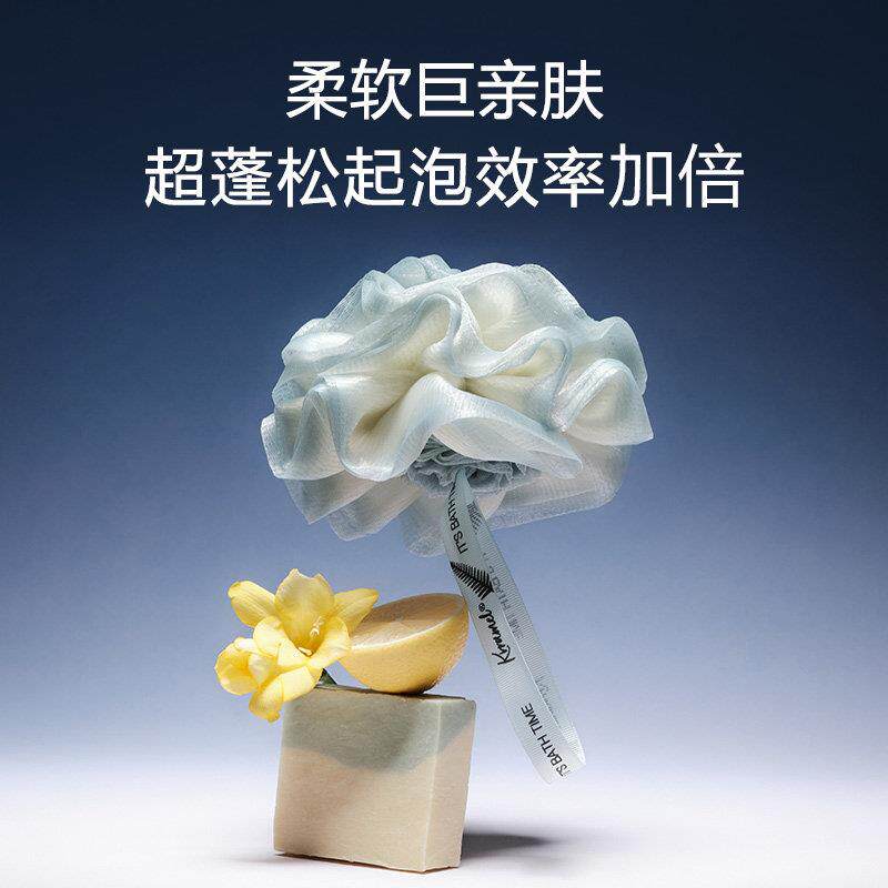 KRRAMEL沐浴球浴花球浴球高档大号起泡洗澡女生不散超柔软浴球花