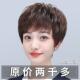 假发全头套女中老年妈妈款 真发全真人发短发无痕隐形假发套自然