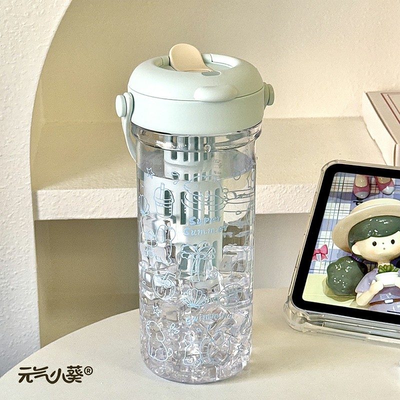 塑料杯ins夏季大女生颜值水杯