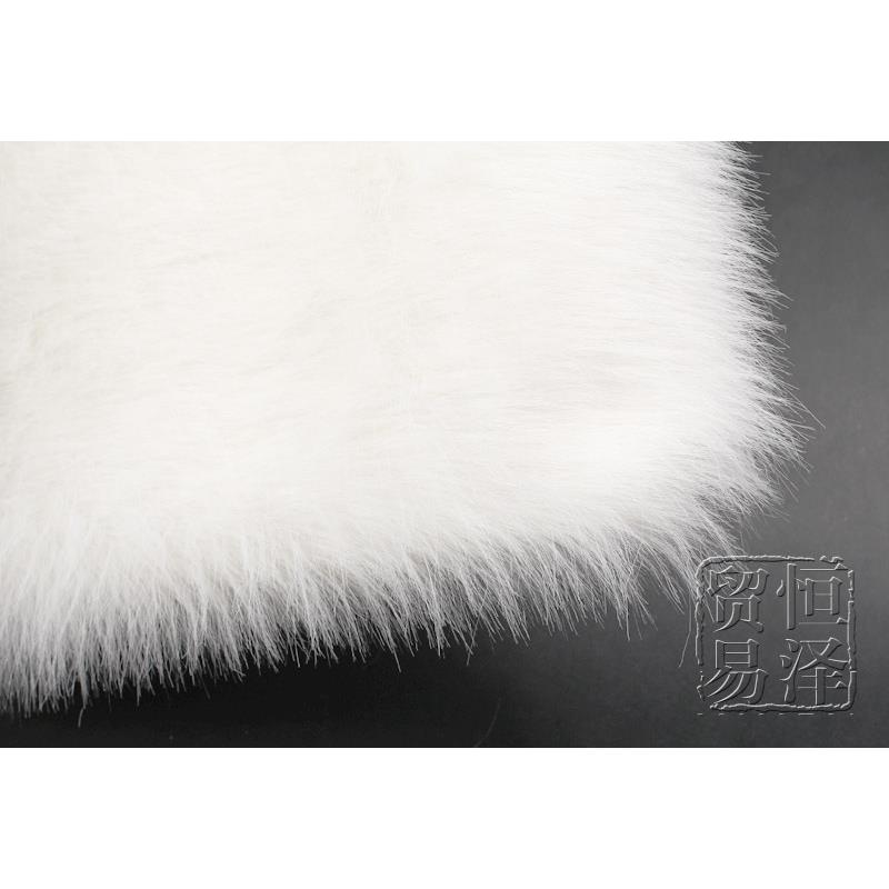 新款直销纯白色长毛绒布料 装饰品垫布展示毯 格子铺背景布 绒毛