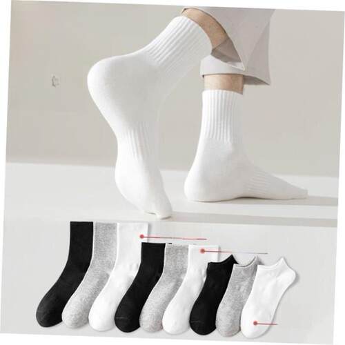 socks men mens cotton socks socks for men white black 男袜