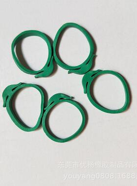 生产蓝筋色型环保高弹力橡皮筋蘑菇头橡皮SNJ钩锚型橡皮筋