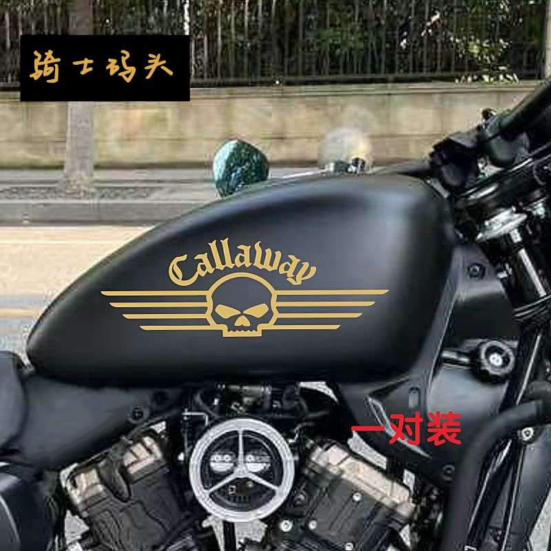 适用于QJMOTOR 闪300S贴纸 创意复古摩托车身贴花 油箱拉花车贴