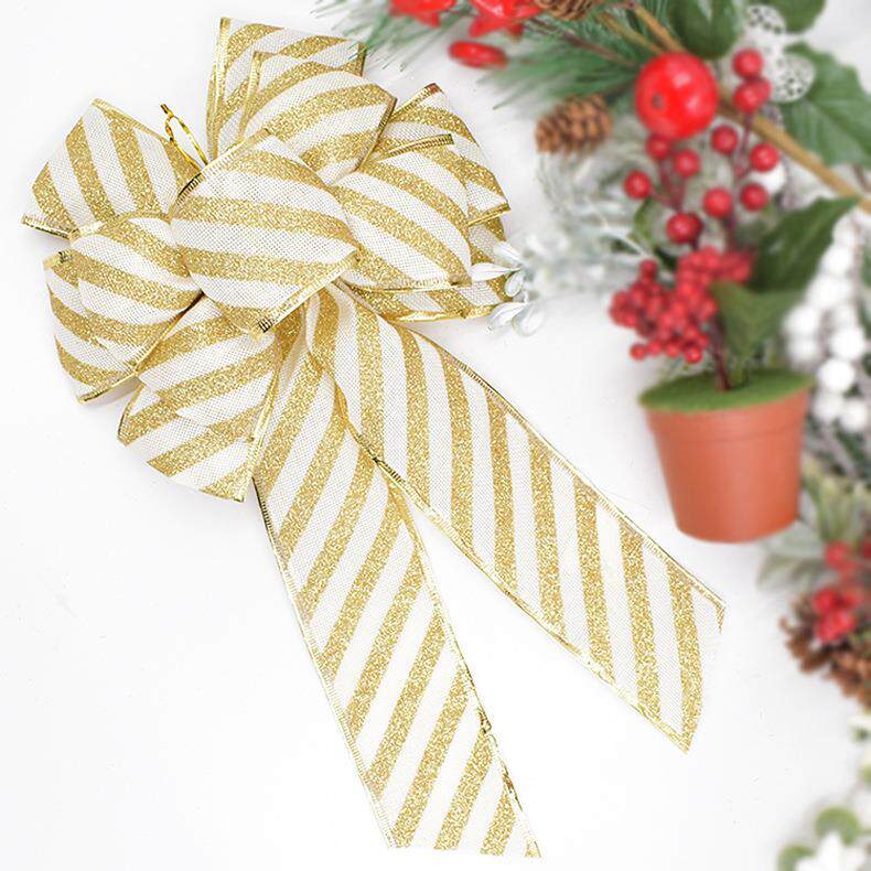 新款直销批节庆用品手打结 20X40厘米婚庆婚车圣诞装饰品人造蝴蝶