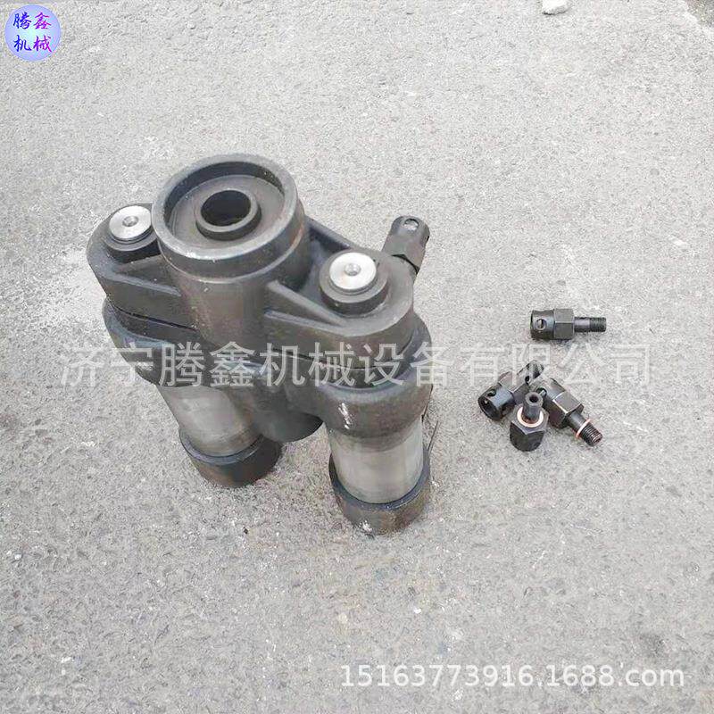 矿用双缸锚索张拉机具钢绞线施加预紧力15.24手动双油缸千斤顶