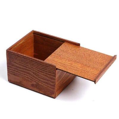Vintage Bamboo Rectangular Tissue Box Holder, Storage Paper