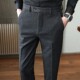 男秋冬季 子磨毛呢子休闲裤 2025新款 裤 商务毛呢料垂感西装 高档西裤