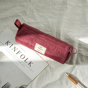 MUIS目意思防水尼龙简约设计感小众初中女生大容量笔袋文具袋笔盒AI