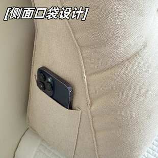 星致家 日式极简榻榻米软包ins北欧床头靠垫纯色靠背床上大长靠枕