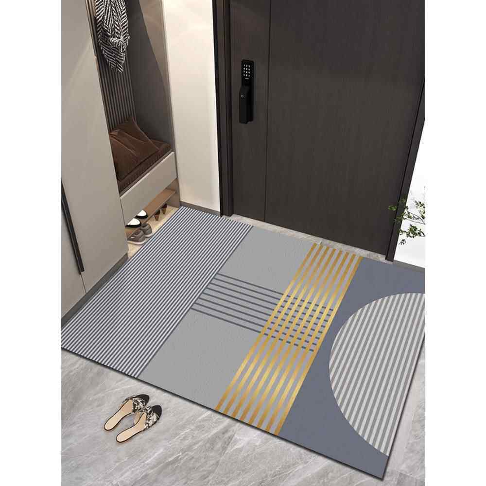 新款硅藻泥入户门地垫吸水防滑厨房门垫卫生间门口家用脚垫可裁剪