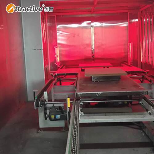 【广东创智】定制家具机器人喷涂生产设备 吊挂线流平干燥涂装线