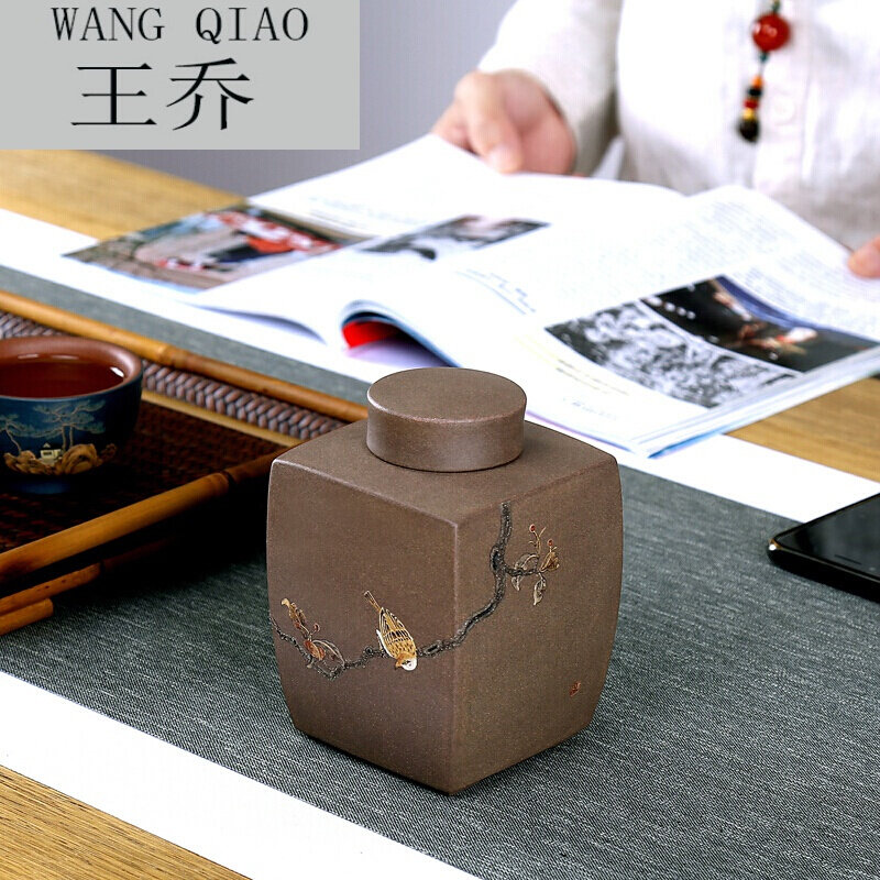 Collection Yixing Cinnabar Tea pot Pure handwork Zhang Dan, Zhang 2 Loose tea Storage tanksin the Tableware , Tea set , Tea caddy  category - from Buy2taobao.com to provide professional Taobao agent buy service