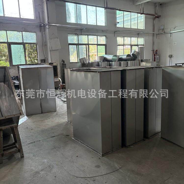 矩形排风管废气净化通风管道双层保温风管厂
