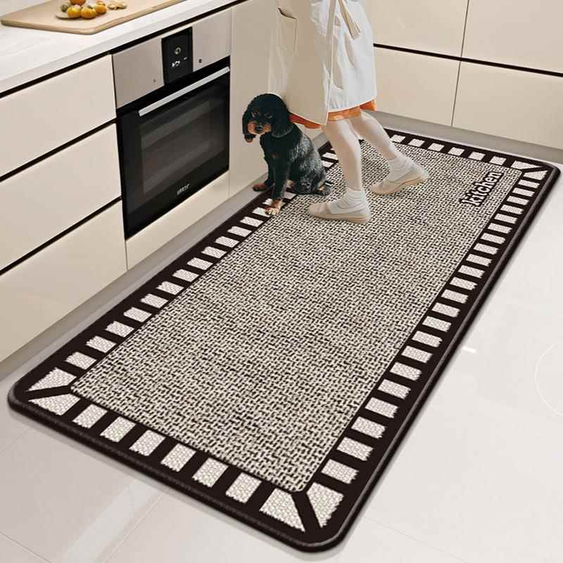厨房地垫防滑防油可擦免洗地垫水池吸水防水脚垫子2025新款高端