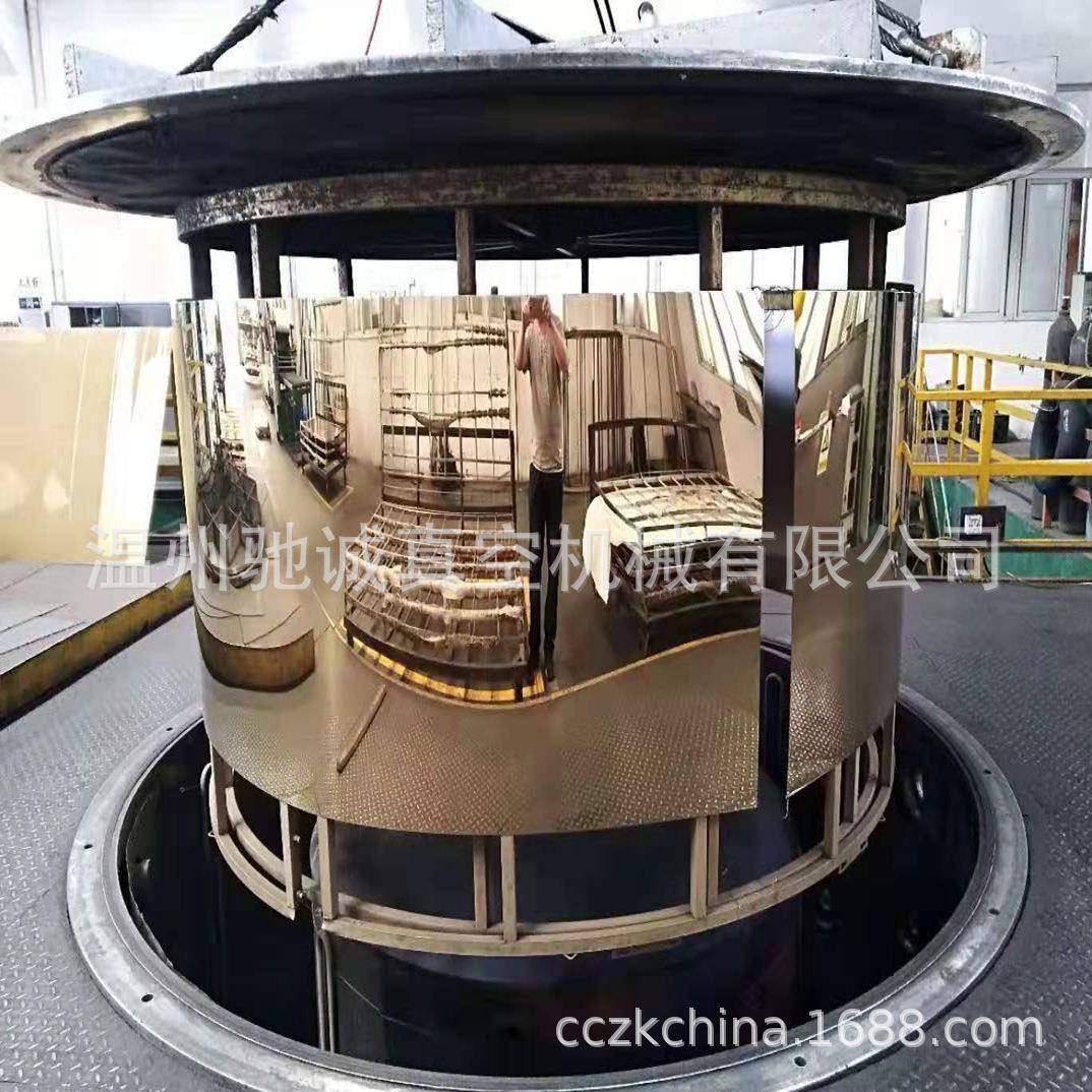 立式顶开门不锈钢板材/家具/展具pvd镀钛镀金设备