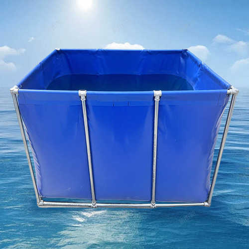 支架水池方形加厚PVC鱼池养殖水产蓄水池可移动可折叠船模比赛池