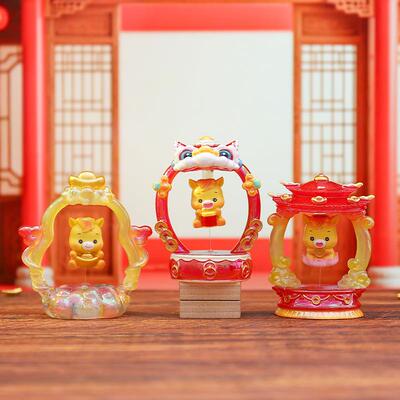 2026公年盲新款悬浮神马招財来网红爆款盒创意小马1040-437仔办桌