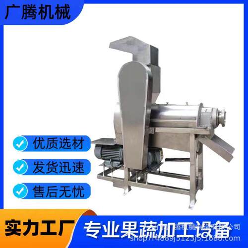 工业水果柠檬榨汁机橄榄青梅去核榨汁机生姜苹果菠萝大型打汁机