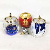 高级酒瓶加工烟灰缸漏斗带盖子酒瓶切割改造烟灰缸配件不锈钢创意