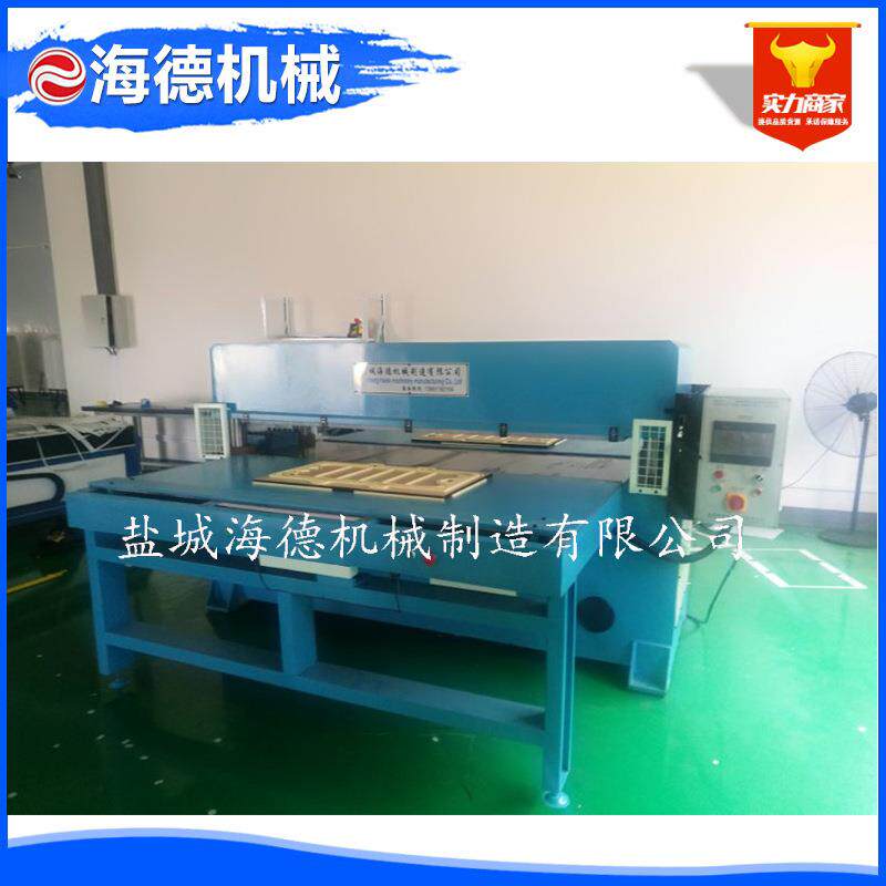 自动xclp滑台式精密四柱裁断 液单面送塑料下料机 吸压裁机断机