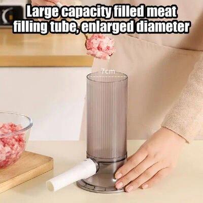 Multi-purpose Sausage Stuffer Hand-pressed Horizontal