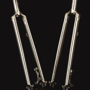 AM山地自行车前叉TG2 26" 27.5 29寸硬叉CR4130铬钼钢叉 山