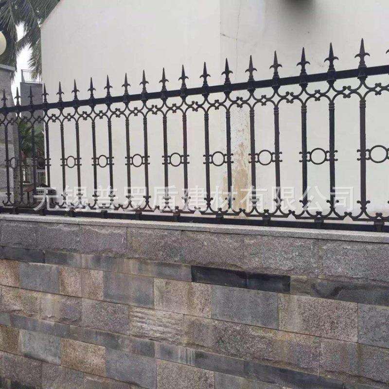 江苏南通锌钢护栏 铸铁护栏 小区庭院铁艺栅栏 工厂防攀爬围墙