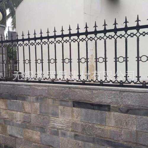 江苏南通锌钢护栏 铸铁护栏 小区庭院铁艺栅栏 工厂防攀爬围墙