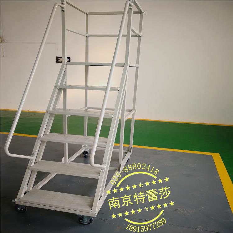 HNH登高梯登踏高作业平取货安全库防护超台市钢制仓带板移动登高